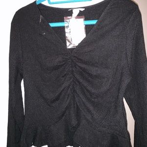 Black going out blouse, never worn